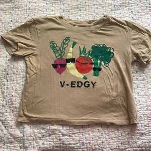 Gently worn GAP girls cropped Tee